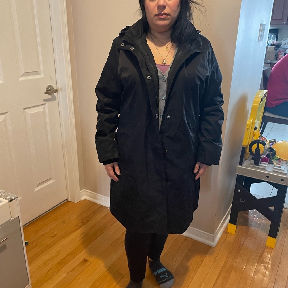 Joe Fresh black 3 in 1 jacket 1X